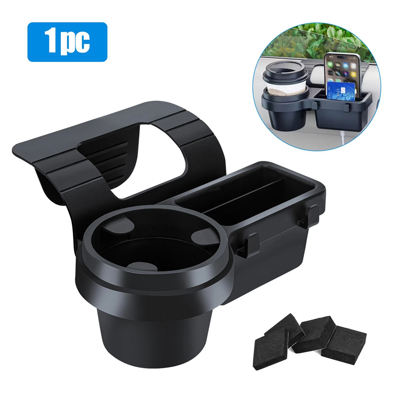 Phone Accessories Rack - ที่วางโทรศัพท์ในรถยนต์แบบใหม่ พร้อมช่องเก็บของด้านข้างประตูหน้าต่าง ที่แขวนเก็บของในรถยนต์ พร้อมอุปกรณ์ตกแต่งภายในรถยนต์