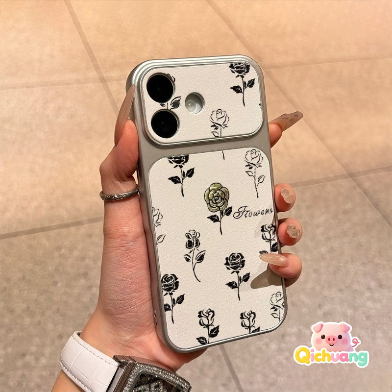 Realme Note 50 - เคสหนังลายกุหลาบโรแมนติก สำหรับ Realme N65 N63 N61