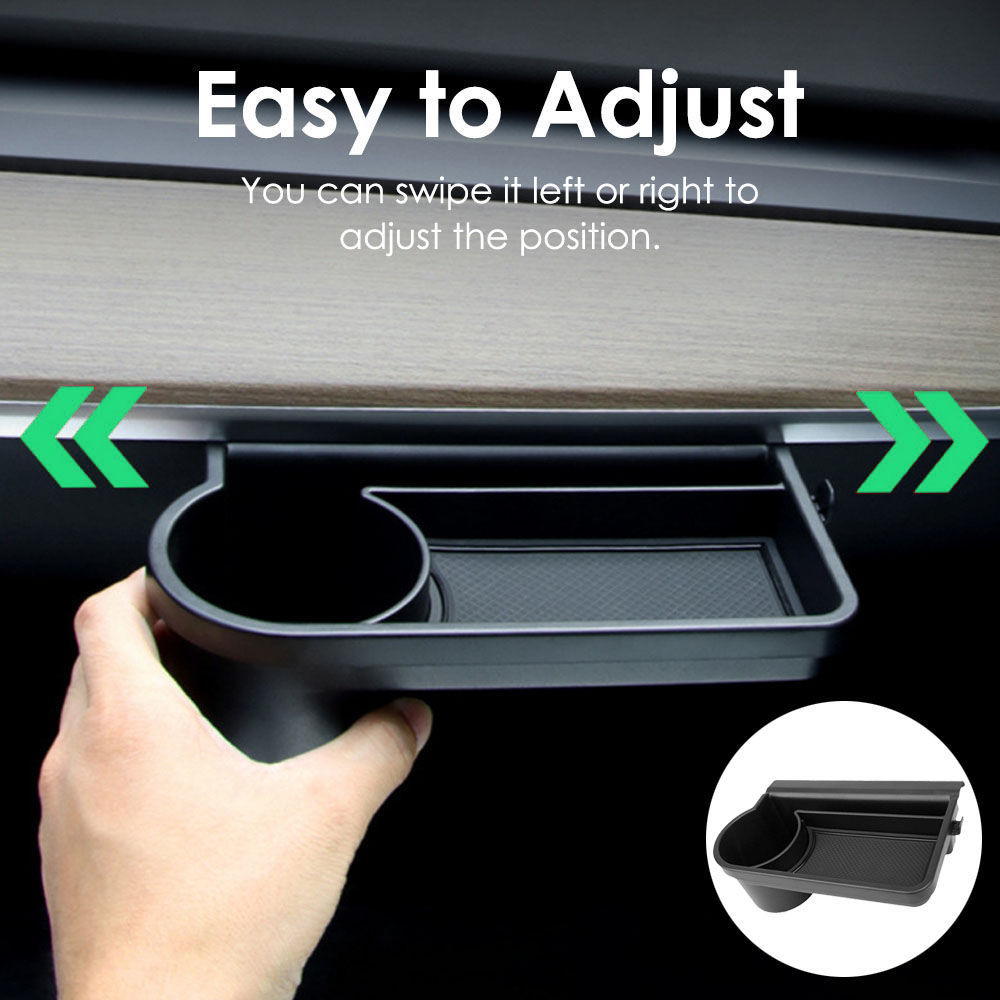 Phone Accessories Rack - กล่องเก็บของ3/Y สำหรับเทสลาโมเดลกล่องเก็บของรถยนต์ชั้นวางโทรศัพท์มือถือถ้วยน้ำที่วางแก้ววัสดุ ABS