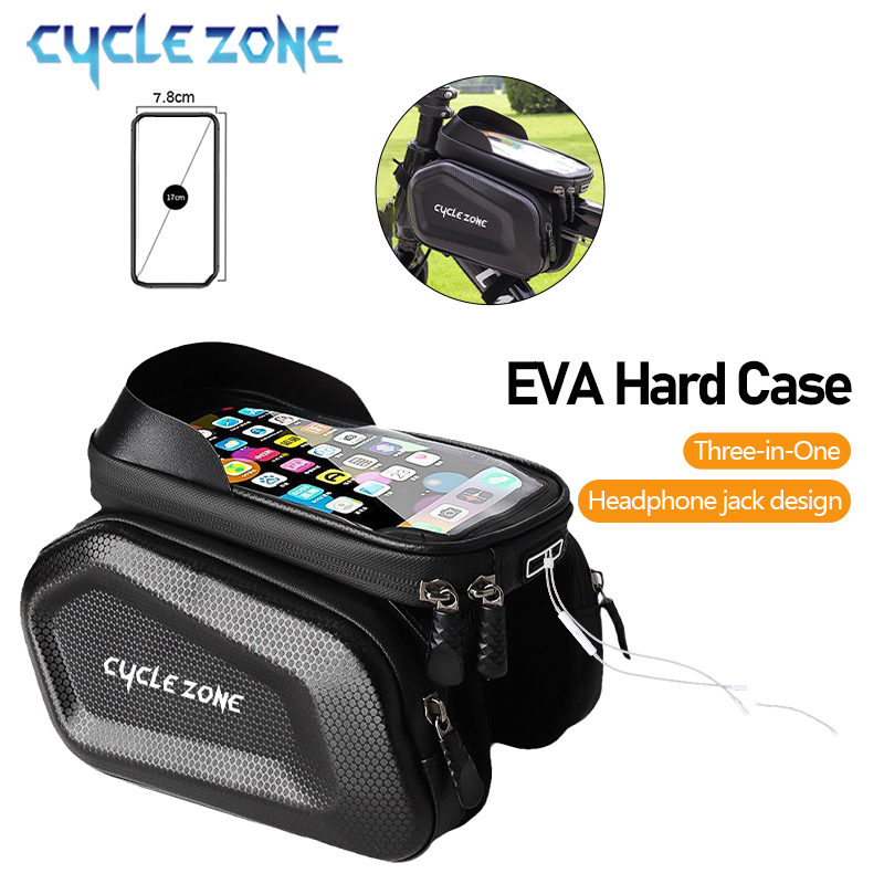 Phone Zone Accessories & Repair Lake Charles Reviews - กระเป๋าจักรยานหน้าจอสัมผัสเคสโทรศัพท์ผู้ถือความจุขนาดใหญ่กรอบด้านบนหลอดกระเป๋าMTBจักรยานถนนกระเป๋าเคสโทรศัพท์อุปกรณ์ขี่จักรยาน