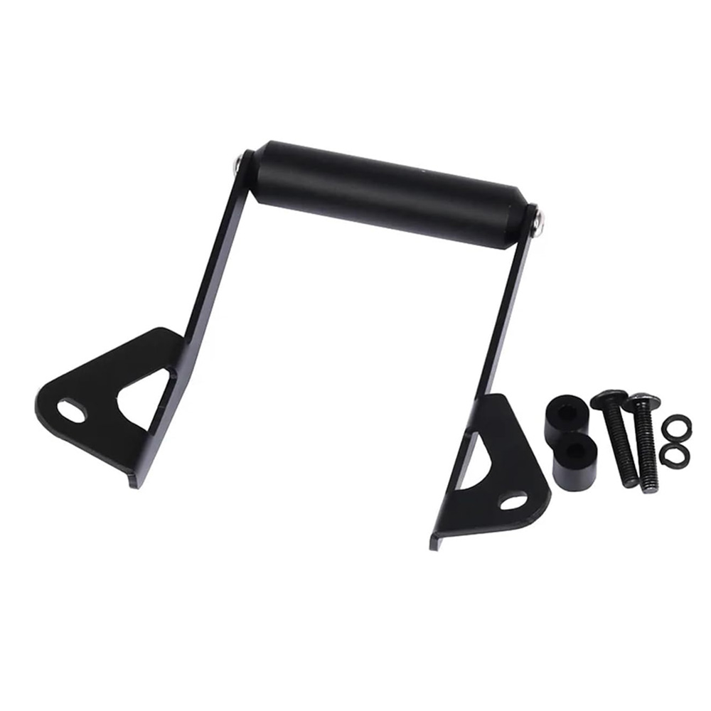 Quality Phone Accessories - ขายึดโทรศัพท์มือถือสีดำสำหรับมอเตอร์ไซค์ พร้อมแผ่นยึด GPS สำหรับ MOTO GUZZI