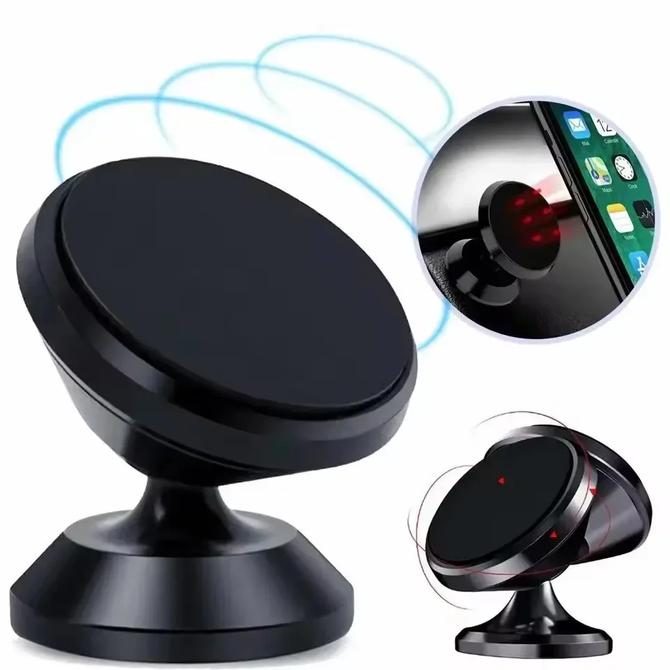 Phone Accessories Magnetic - ที่ยึดโทรศัพท์ในรถยนต์แบบแม่เหล็ก ขาตั้งโทรศัพท์มือถือ รองรับ GPS สำหรับ iPhone