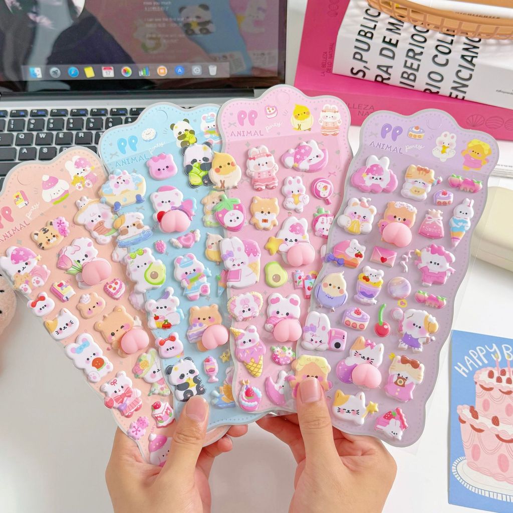 สติกเกอร์เด็ก 3 มิติ น่ารัก รู - Phone Accessories For Kids บทวิจารณ์และราคา