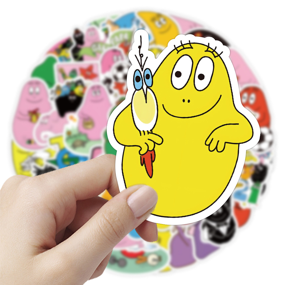 50 ชิ้น Barbapapa Graffiti สติ - Phone Accessories For Kids บทวิจารณ์และราคา