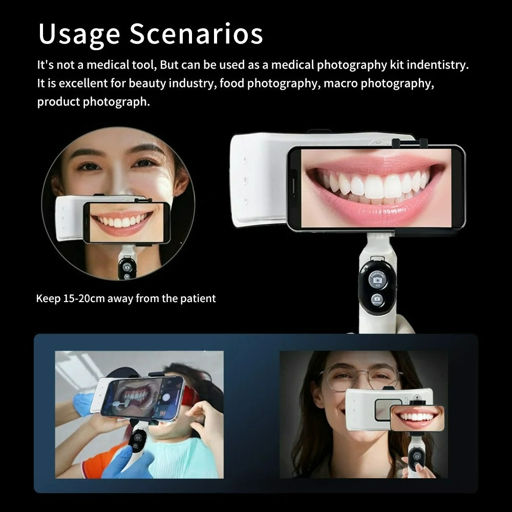 ไฟถ่ายภาพทางทันตกรรมสำหรับโทรศ - Phone Accessories For Photography บทวิจารณ์และราคา