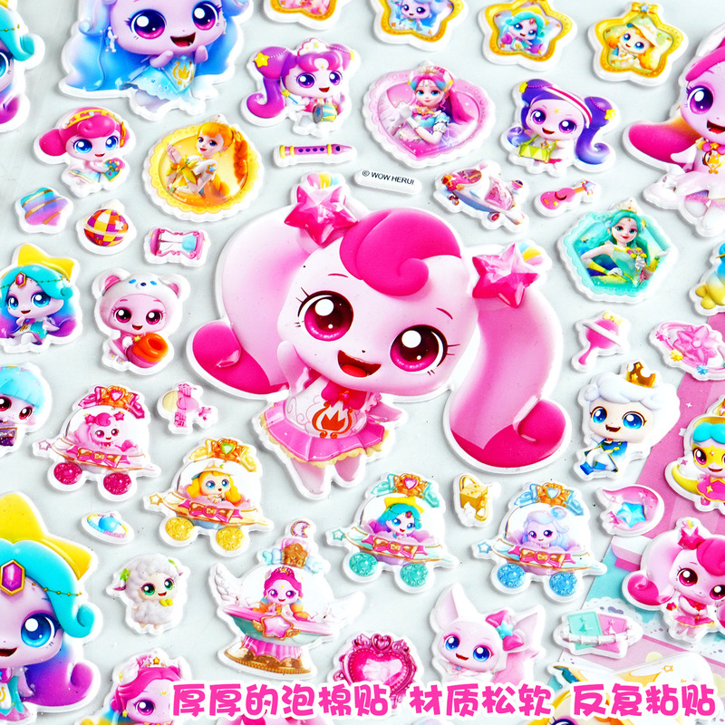 สติกเกอร์นูน 3 มิติ ลายการ์ตูน - Phone Accessories For Kids บทวิจารณ์และราคา