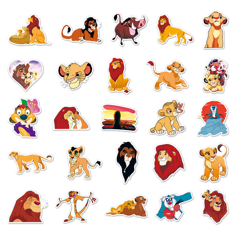 50 ชิ้นภาพยนตร์เดอะไลออนคิงสติ - Phone Accessories For Kids บทวิจารณ์และราคา