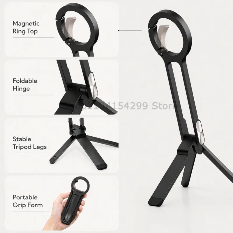 ขาตั้งโทรศัพท์แบบพับได้พร้อมแม - Phone Accessories For Photography บทวิจารณ์และราคา
