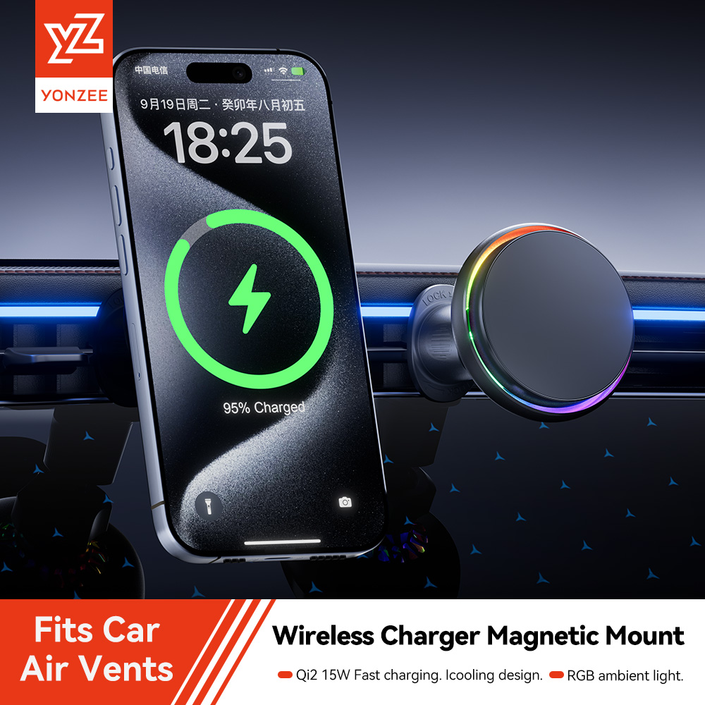 YZ RGB Magnetic Wireless Charg - Qi2 Phone Accessories บทวิจารณ์และราคา