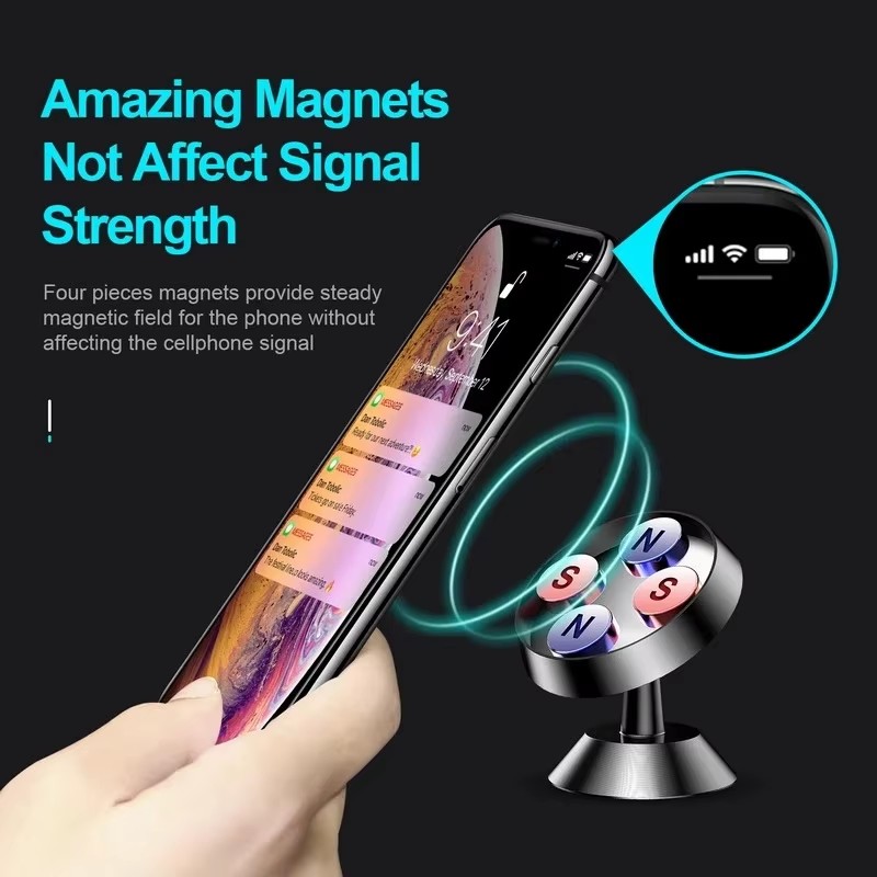 ที่ยึดโทรศัพท์ในรถยนต์แบบแม่เห - Phone Accessories Magnetic บทวิจารณ์และราคา