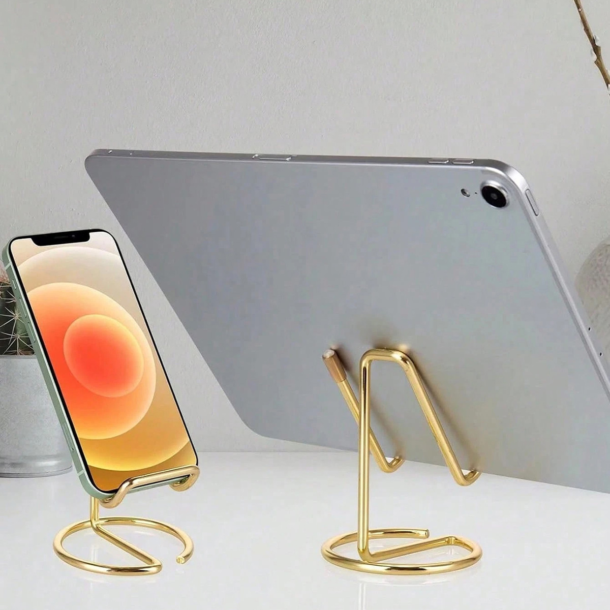 ขาตั้งโทรศัพท์มือถือแบบพกพาสำห - Phone Accessories Rack บทวิจารณ์และราคา