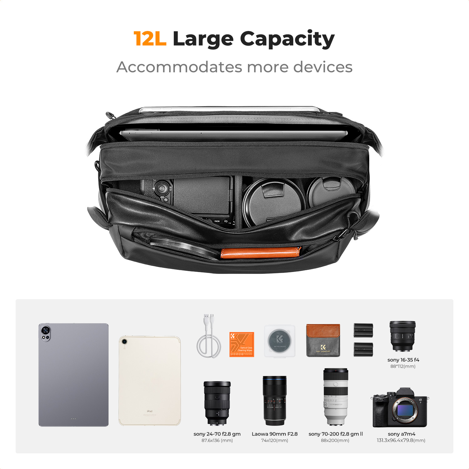 K&F CONCEPT 12L/10L กระเป๋ากล้ - Phone Accessories For Photography บทวิจารณ์และราคา