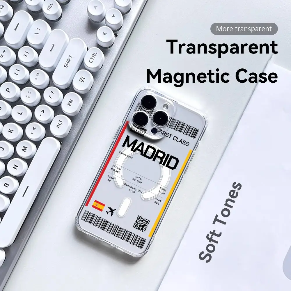 เคสโทรศัพท์ลายตั๋วเครื่องบินท่ - Phone Accessories Magnetic บทวิจารณ์และราคา