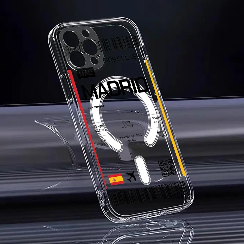 เคสโทรศัพท์ลายตั๋วเครื่องบินท่ - Phone Accessories Magnetic บทวิจารณ์และราคา