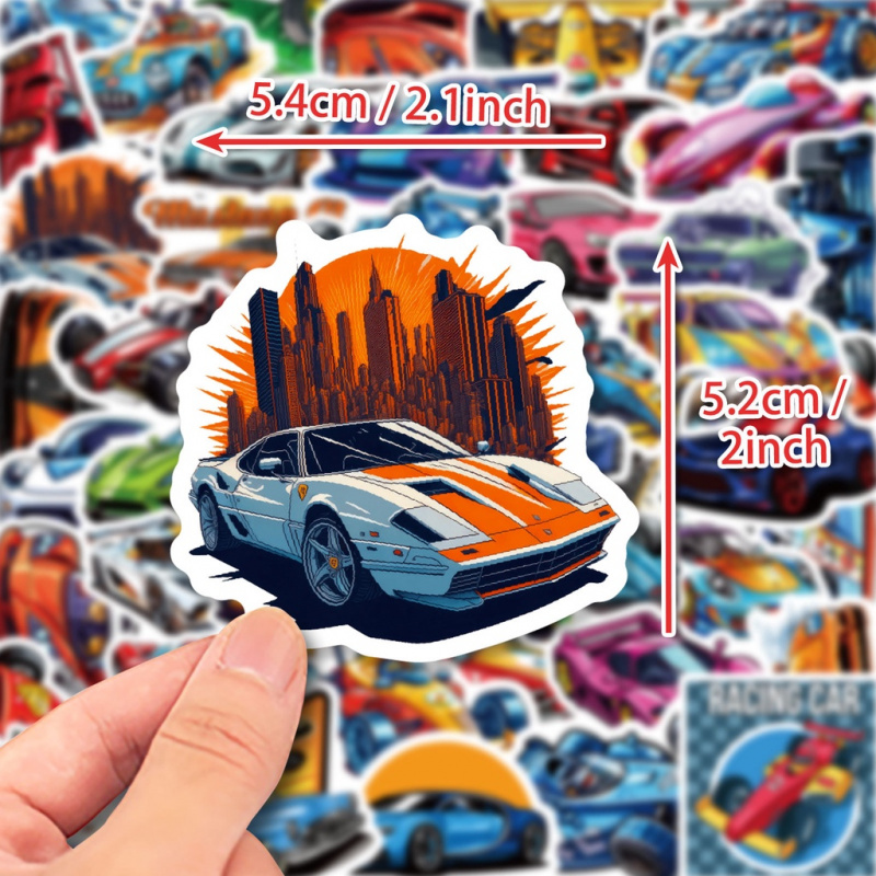 50PCS Cool การ์ตูน JDM Racing  - Phone Accessories For Kids บทวิจารณ์และราคา