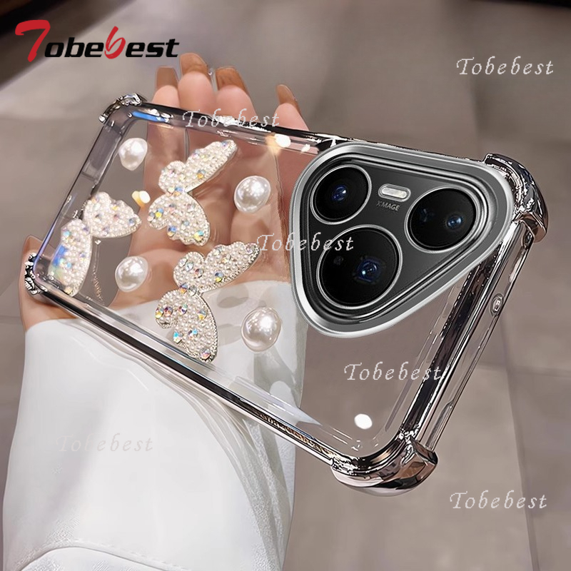 3D เพิร์ลผีเสื้อกันกระแทกชุบซิ - Huawei Pura 70 บทวิจารณ์และราคา