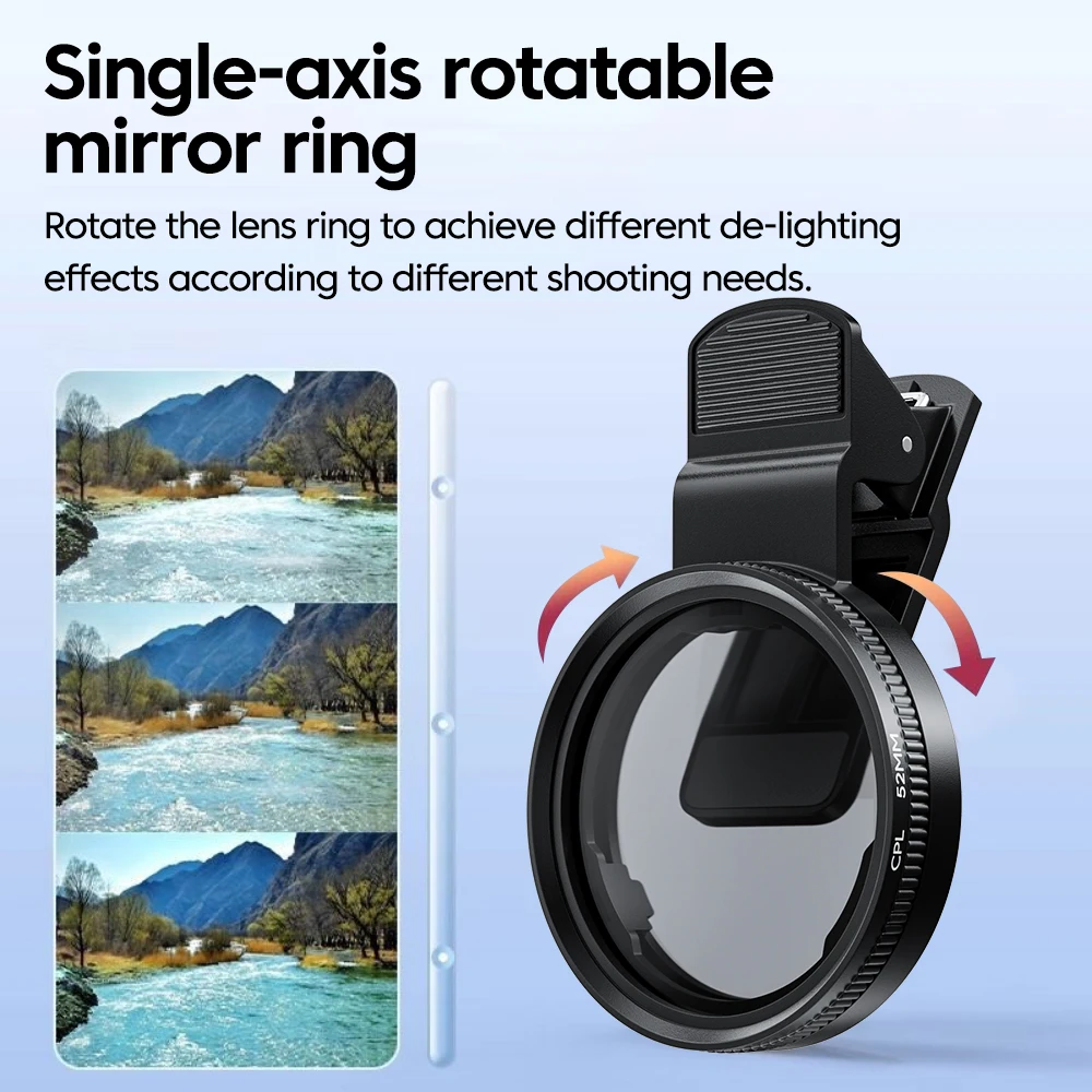 ใหม่ 52 มม.CPL โทรศัพท์มือถือเ - Phone Accessories For Photography บทวิจารณ์และราคา